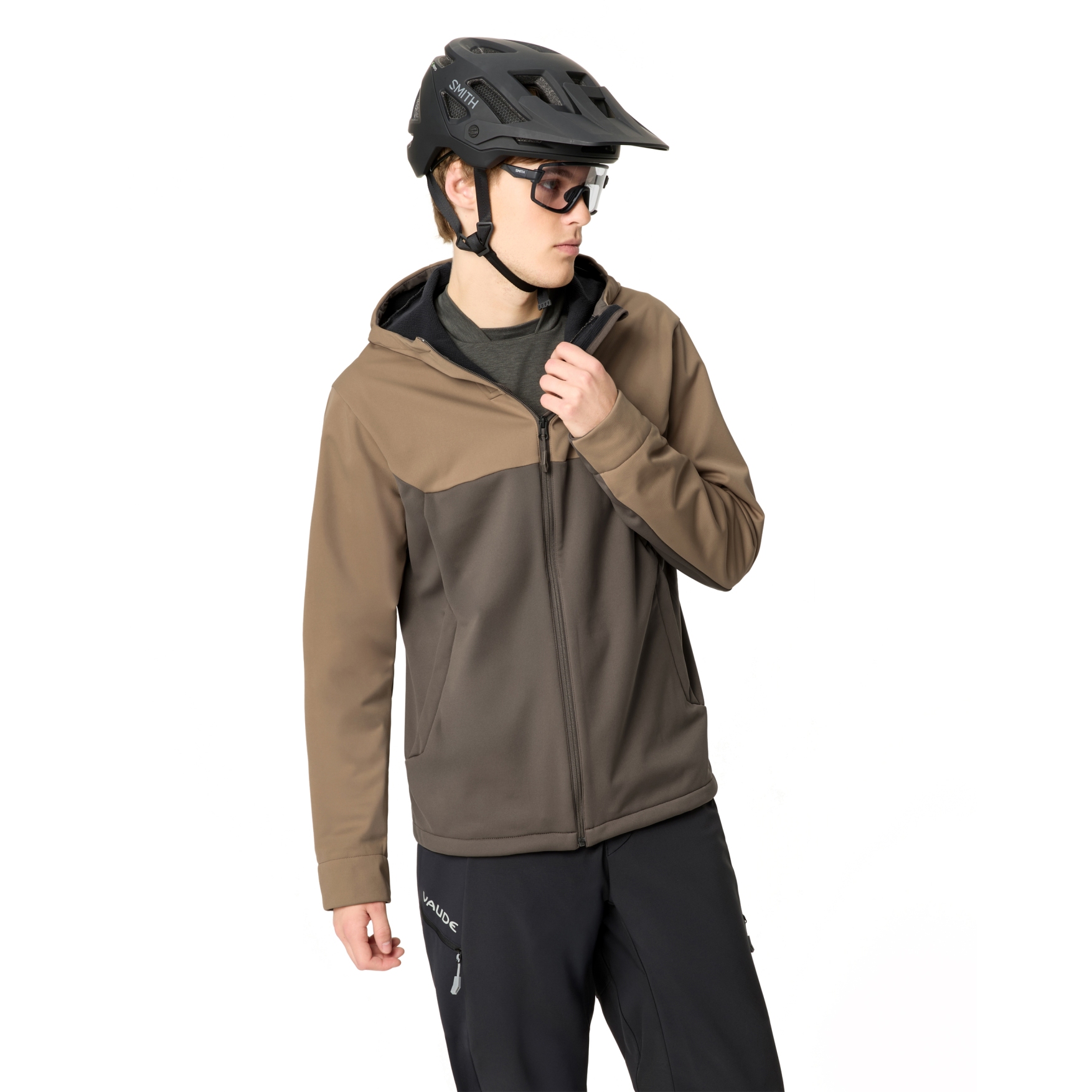 Vaude Qimsa Hooded Softshell Jacket II Men - oat | BIKE24
