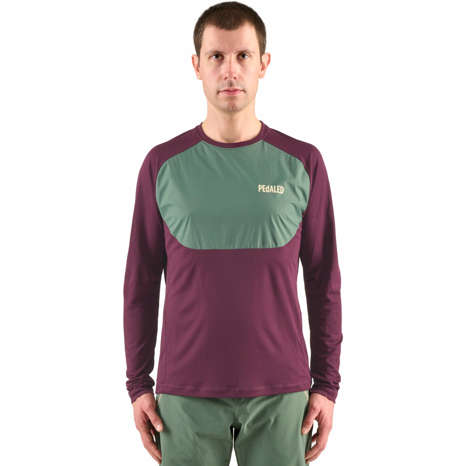 Picture of PEdALED Yama Trail Power Dry® Longsleeve Tee Men - Purple