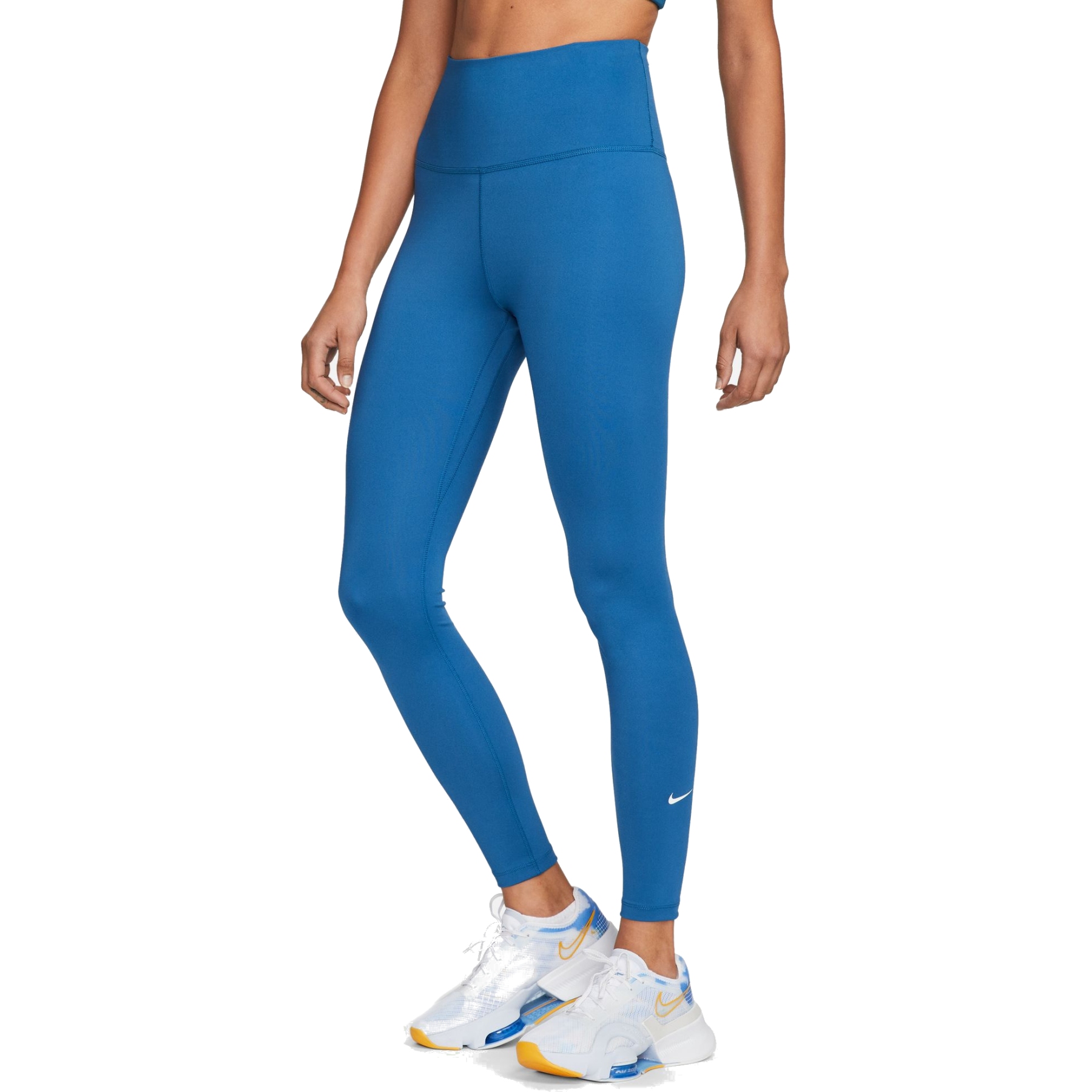 Nike One Dri-FIT High-Rise Leggings Women - industrial blue/white DM7278-457