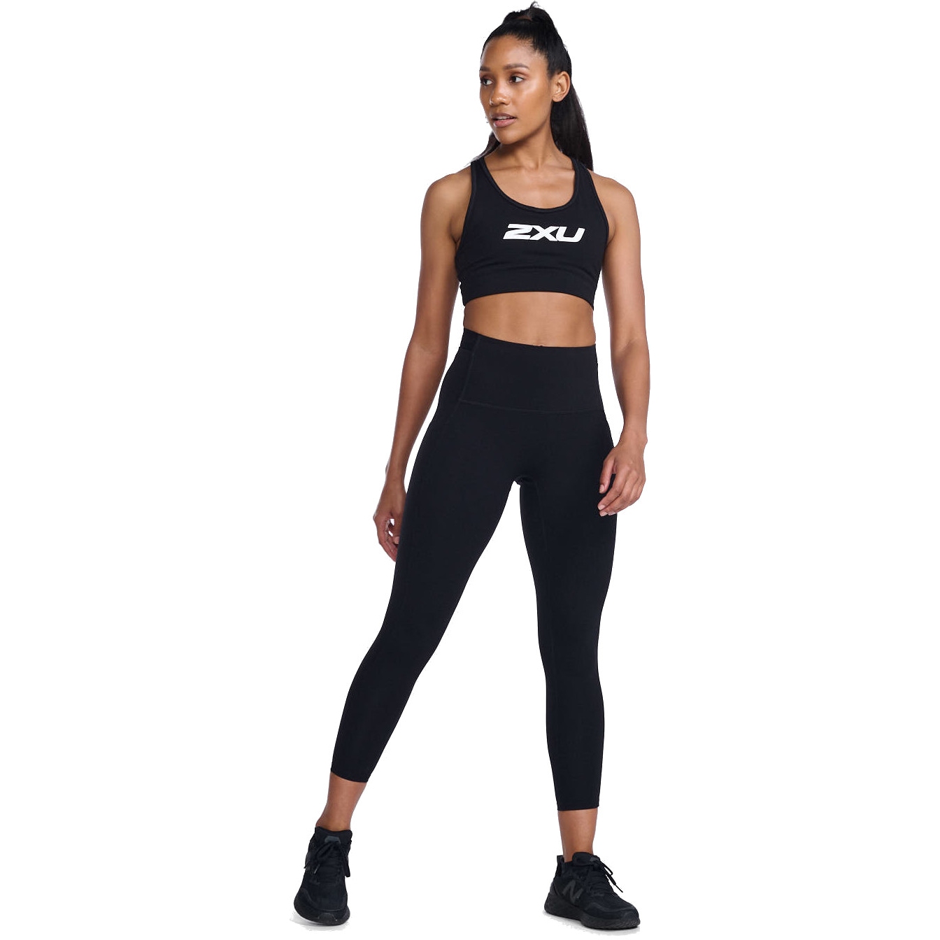 2XU Form Stash Hi-Rise Compression Tights Women - black/black