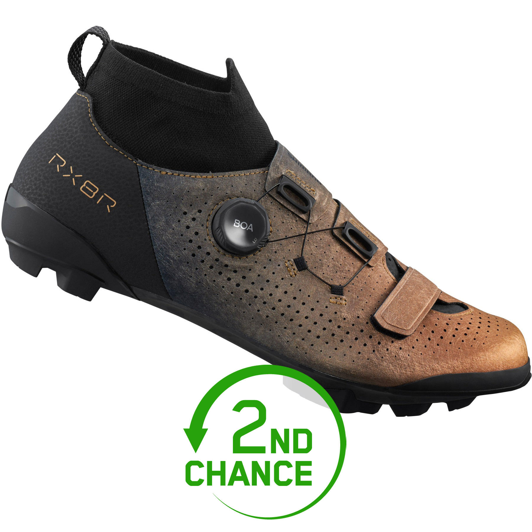 Produktbild von Shimano SH-RX801R Gravel Schuhe Herren - metallic orange - B-Ware
