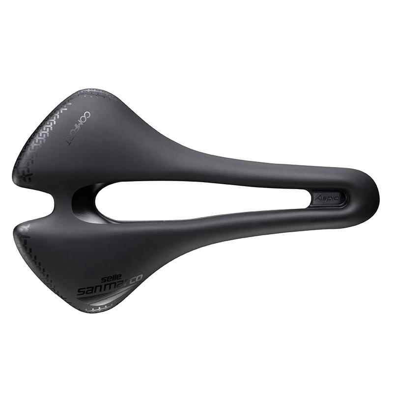 Selle VTT San Marco Ground Sport - Rails Acier Carbone - Confort Et Soutien Pour Terrains Agressifs