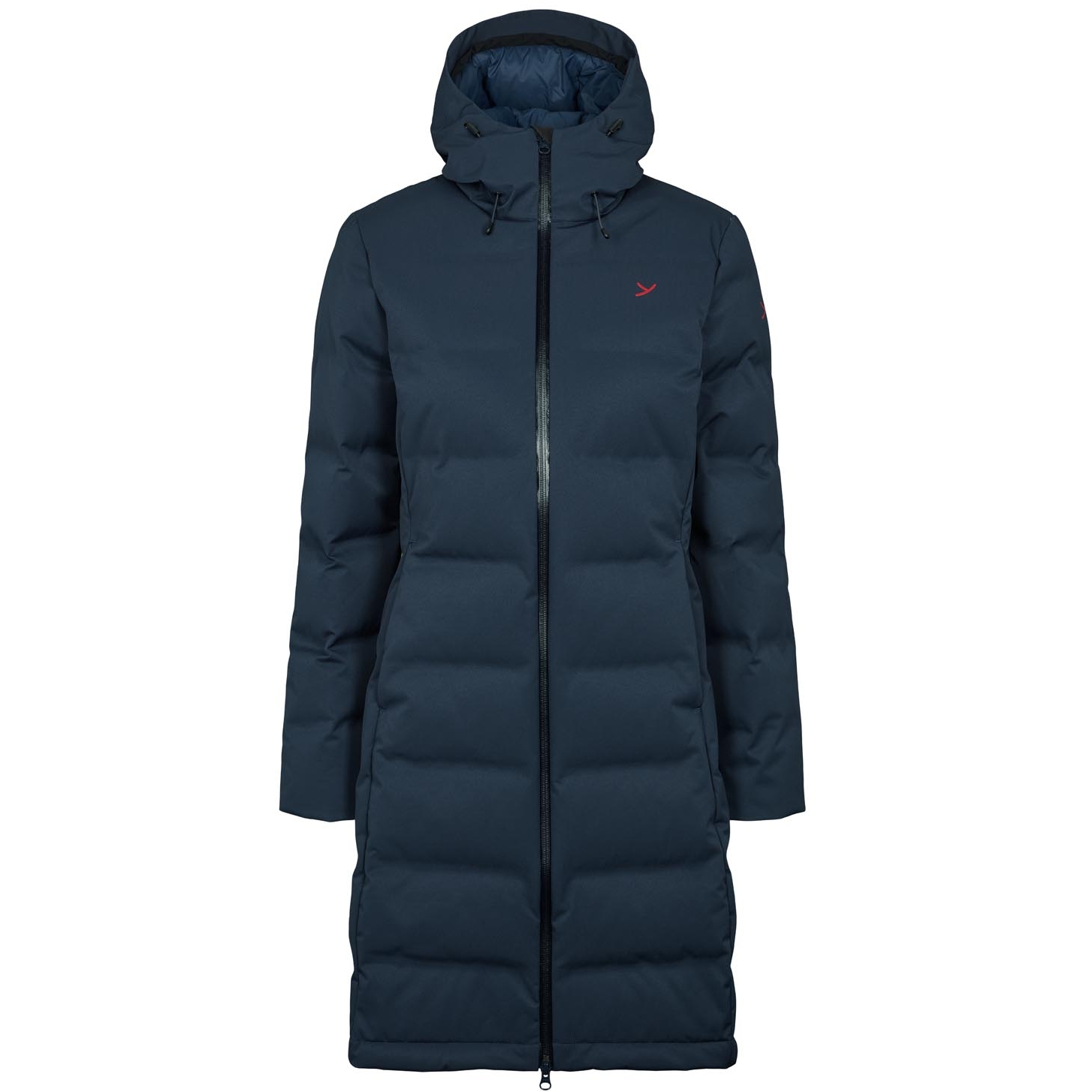 Picture of Y by Nordisk Moana Extra Long Seamless Down Coat Women - dress blue