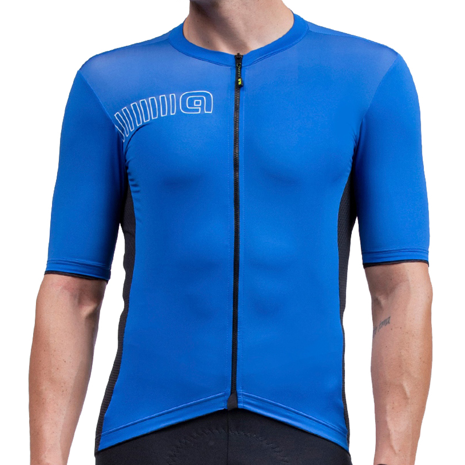 Maillot de ciclismo manga corta hombre - Fluo Blue