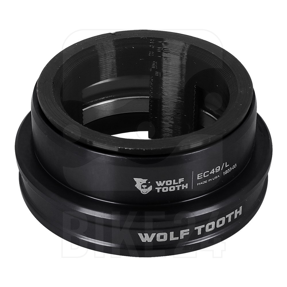 Produktbild von Wolf Tooth Precision EC Steuersatz Unterteil - EC49/40 - schwarz