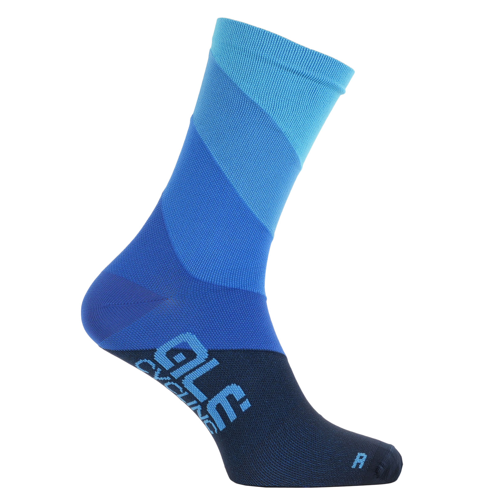 Produktbild von Alé Diagonal Digitopress Socken Unisex - blau