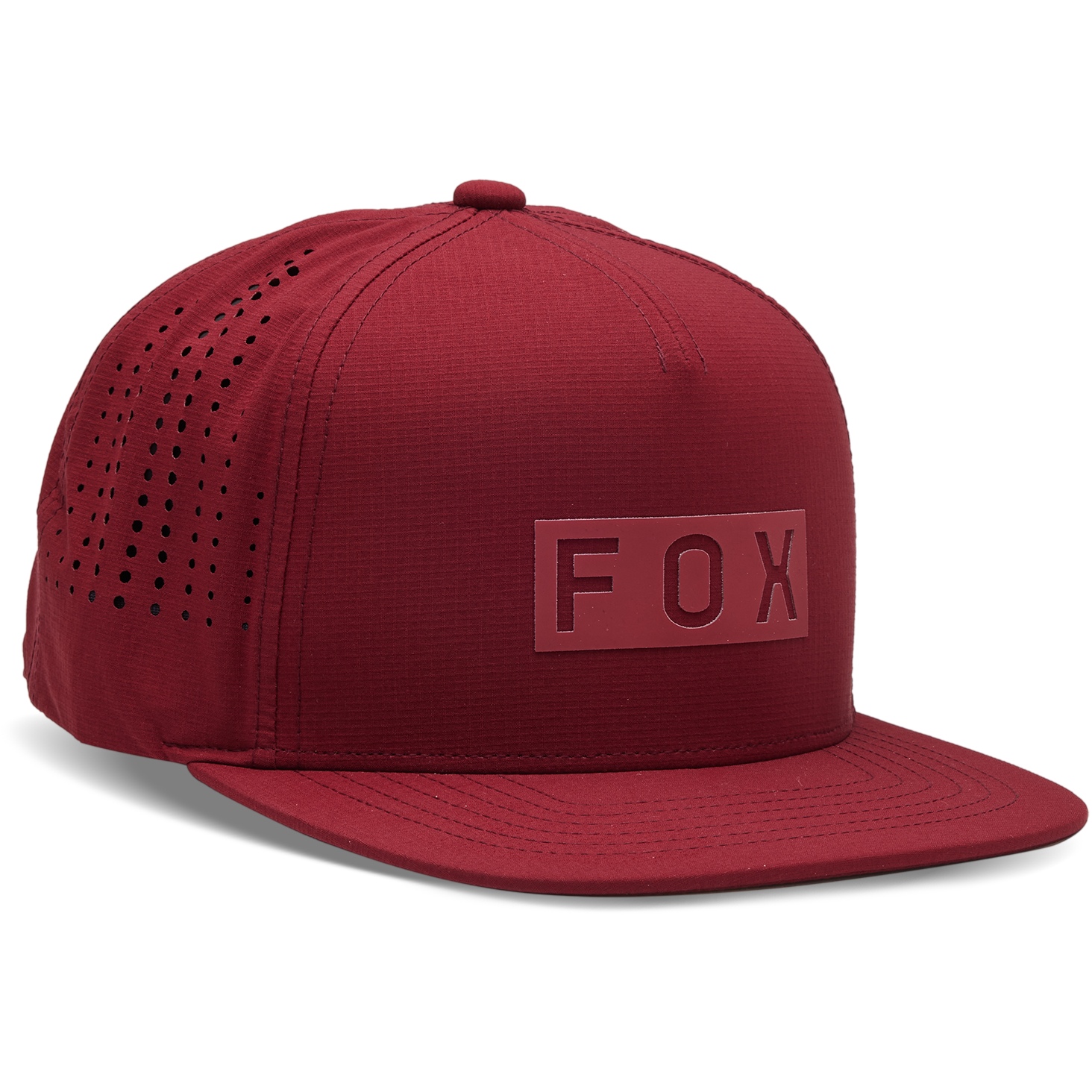Picture of FOX Wordmark Tech Snapback Hat - scarlet