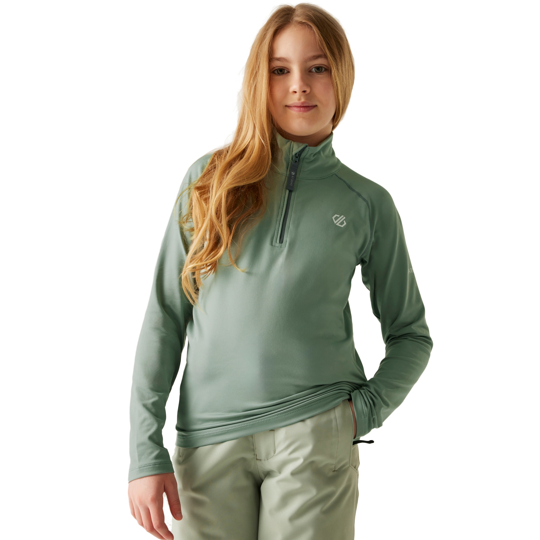 Средний слой Dare 2b Consist II Core Stretch Kids - 1JE Glacier Green