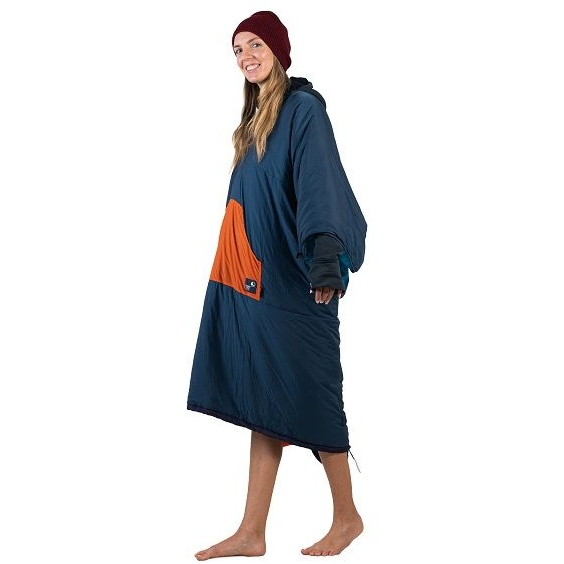 Produktbild von Ticket To The Moon Moonblanket Compact Poncho-Decke - Navy Blue