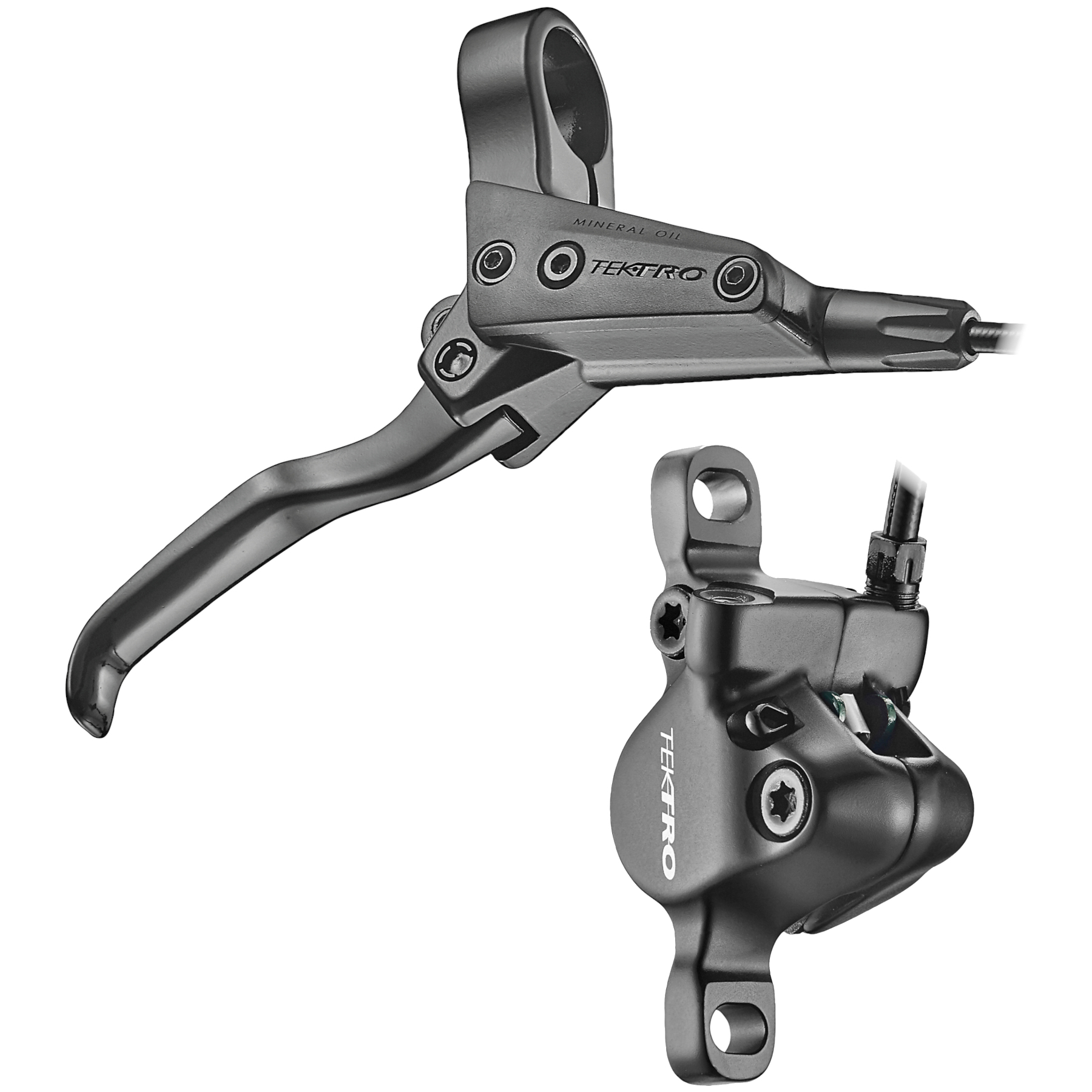 Zdjęcie: Tektro HD-M280 Hamulec Tarczowy - Post Mount | 2 Palce | 2 Tłoki - prawy