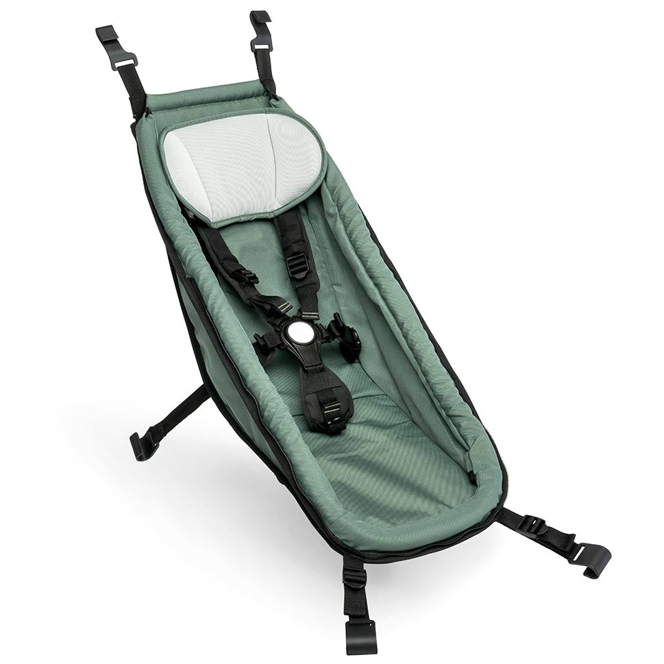 Produktbild von Croozer Babysitz für Kid Kinderanhänger ab Modelljahr 2014 - jungle green