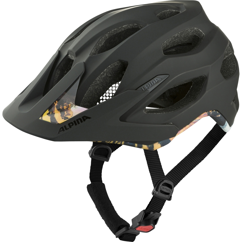 Picture of Alpina Carapax 2.0 Bike Helmet - Michael Cina black matt