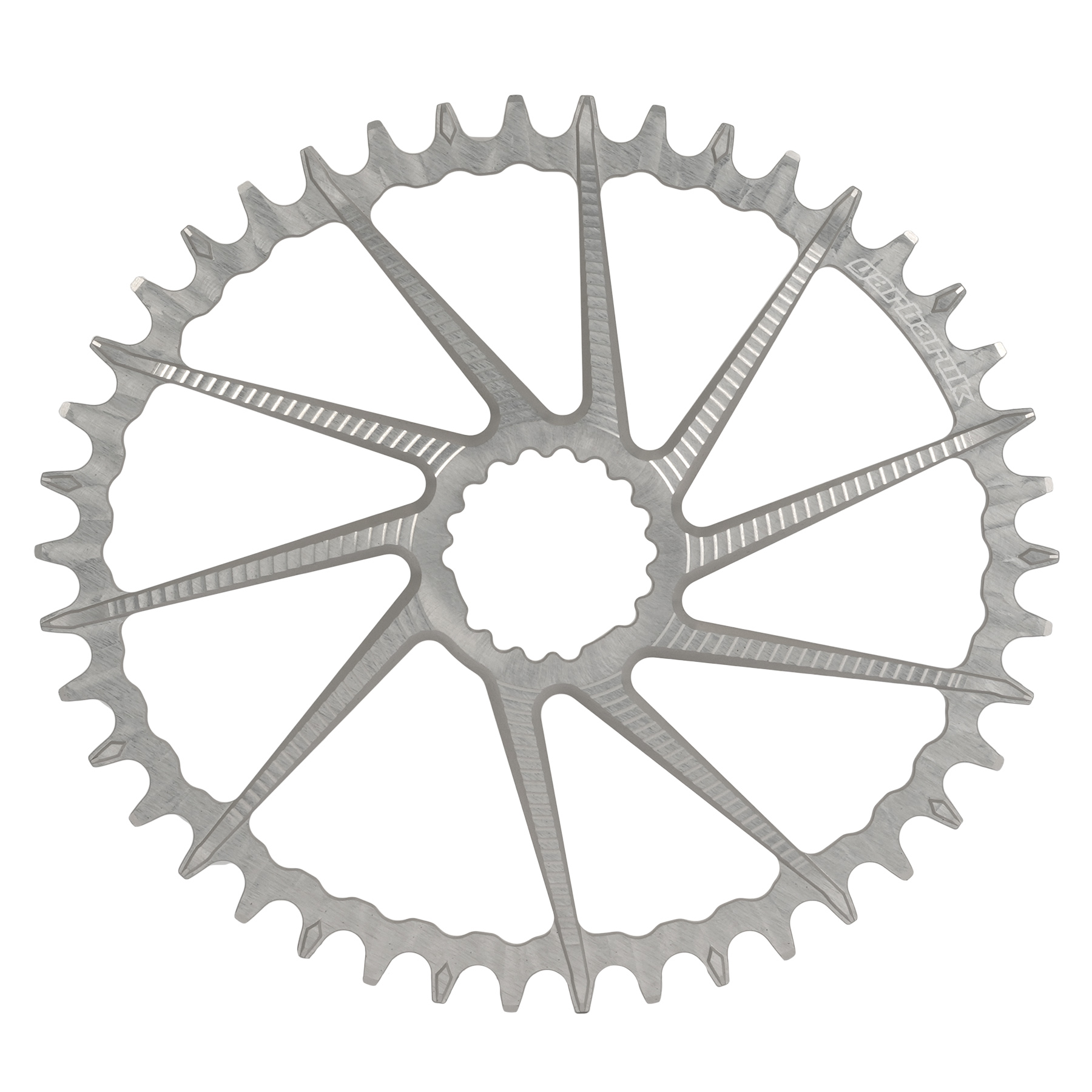 Picture of Garbaruk Road/Gravel Chainring - Direct Mount | Narrow/Wide | 1x 9/10/11/12s - oval | silver