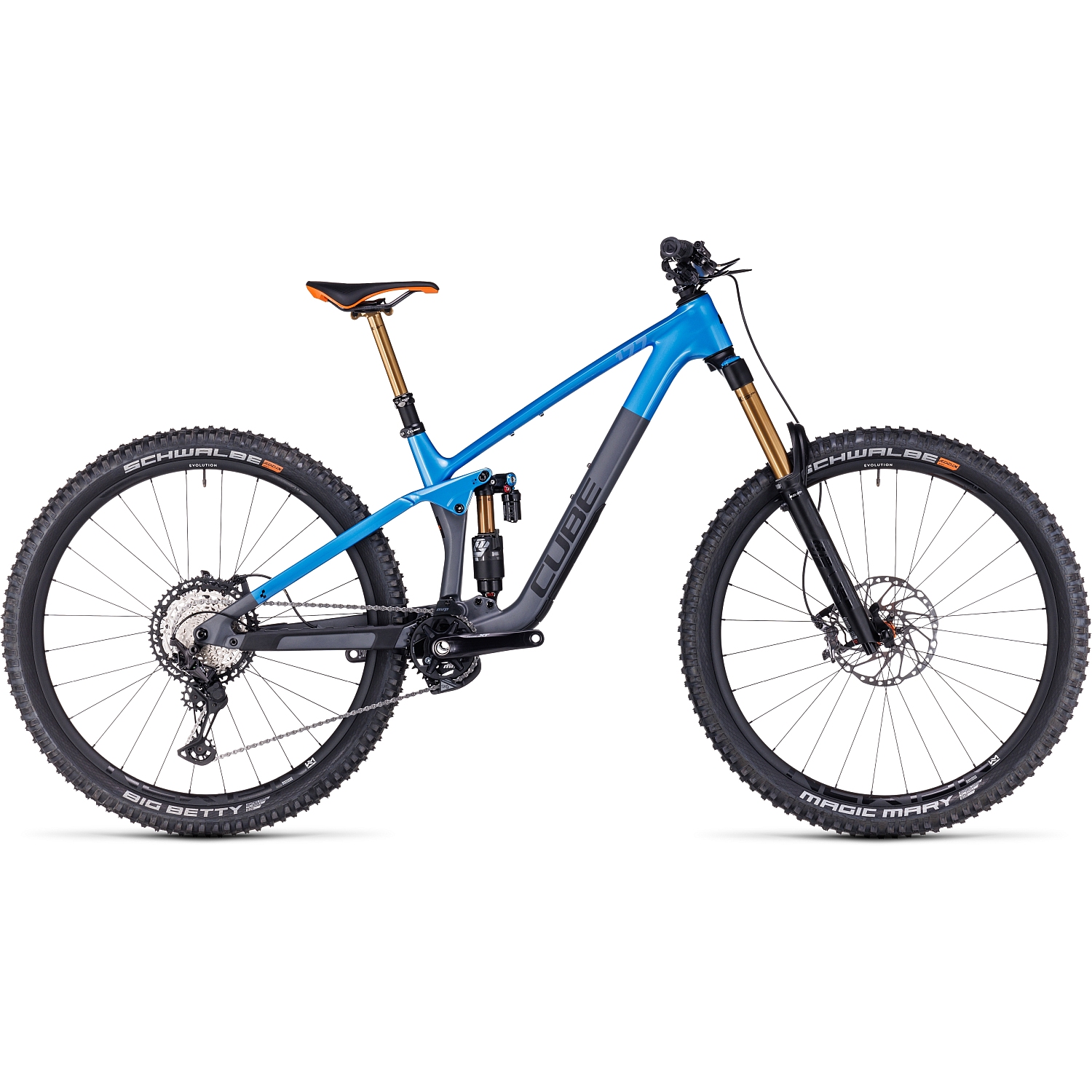 Picture of CUBE STEREO ONE77 C:68X SLX - 29&quot; Carbon Mountainbike - 2023 - actionteam