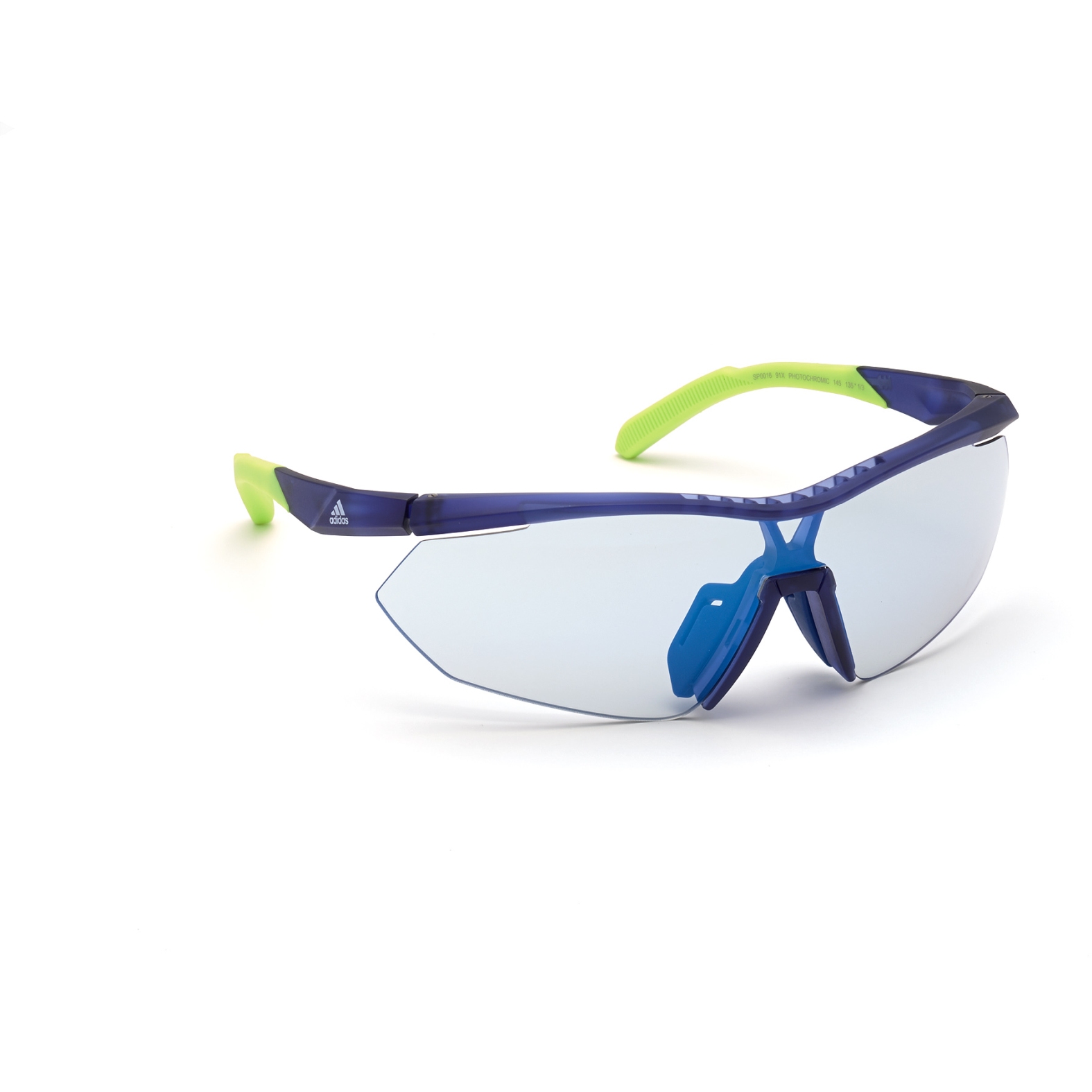 Picture of adidas Sp0016 Injected Sport Sunglasses - Frosted Blue / Vario Mirror Blue