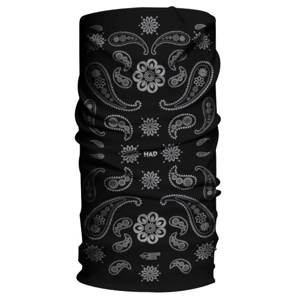 Image of H.A.D. Merino Multifunctional Cloth - India Paisley Black