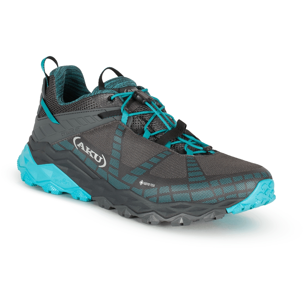 Picture of AKU Flyrock GTX Women&#039;s Shoes - Black/Turquoise
