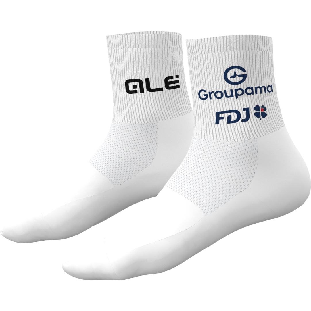 Носки для велоспорта Alé Pro Team Q-Skin 12 см - Groupama FDJ