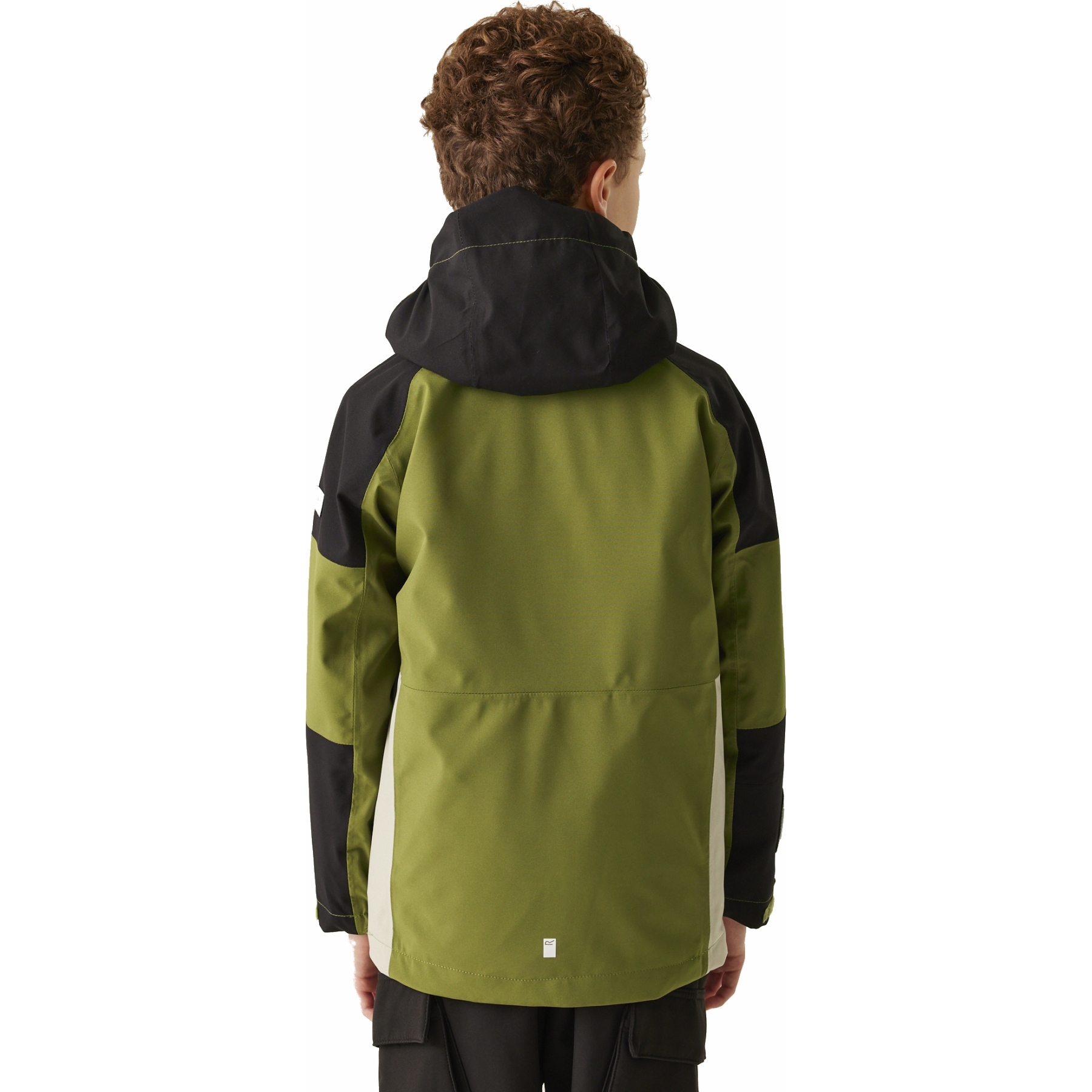 Regatta Trekktain 3 in 1 Jacke Jungen Nephrite Green Black Abbeystone Citron Lime 0P7