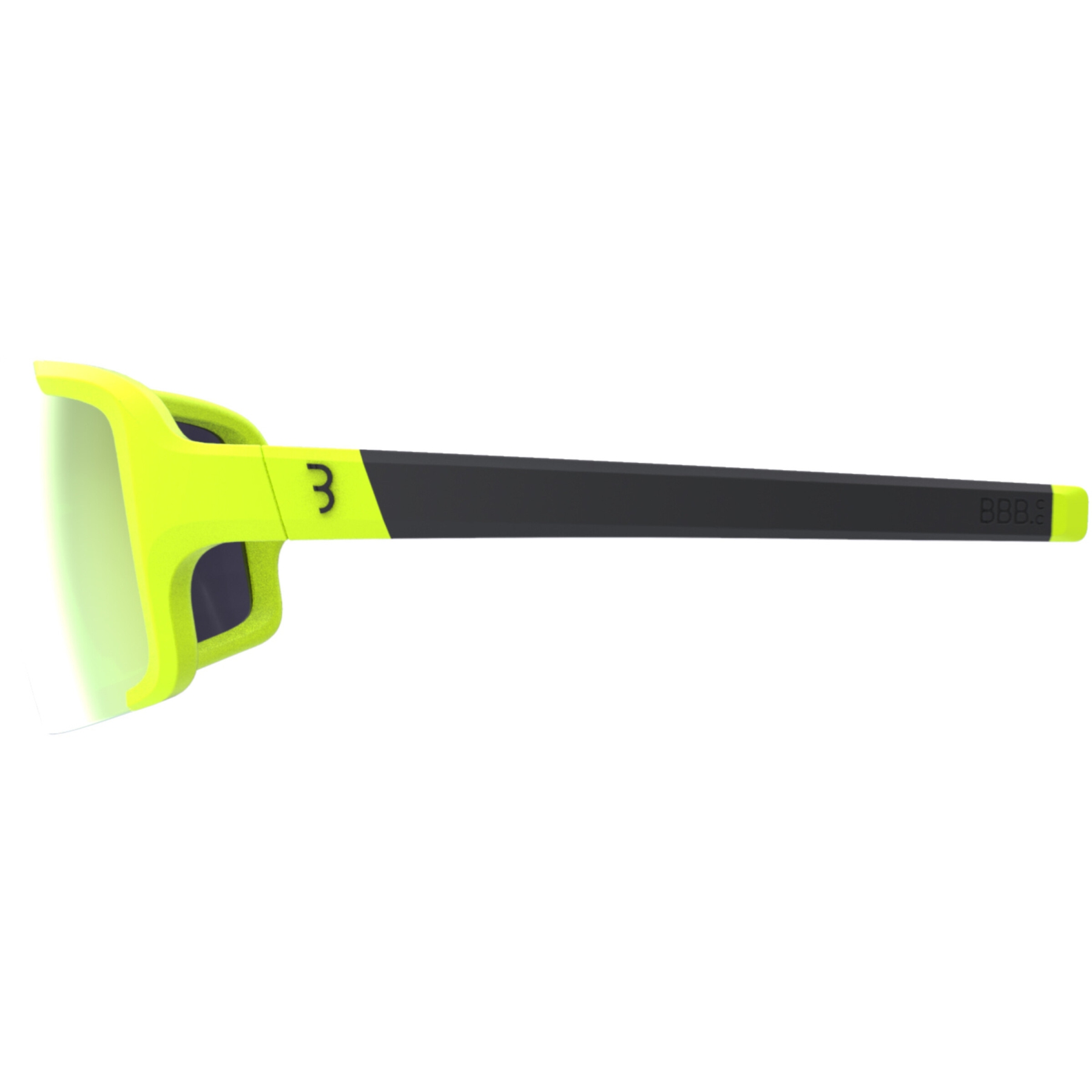 BBB Cycling Gafas - Chester BSG-69 - matt neon yellow - MLC green