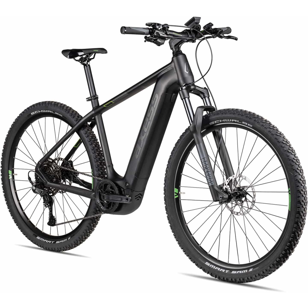 Axess ELEMENT - Electric Mountainbike - 2026 - black matt/darkrainbow/green  | BIKE24