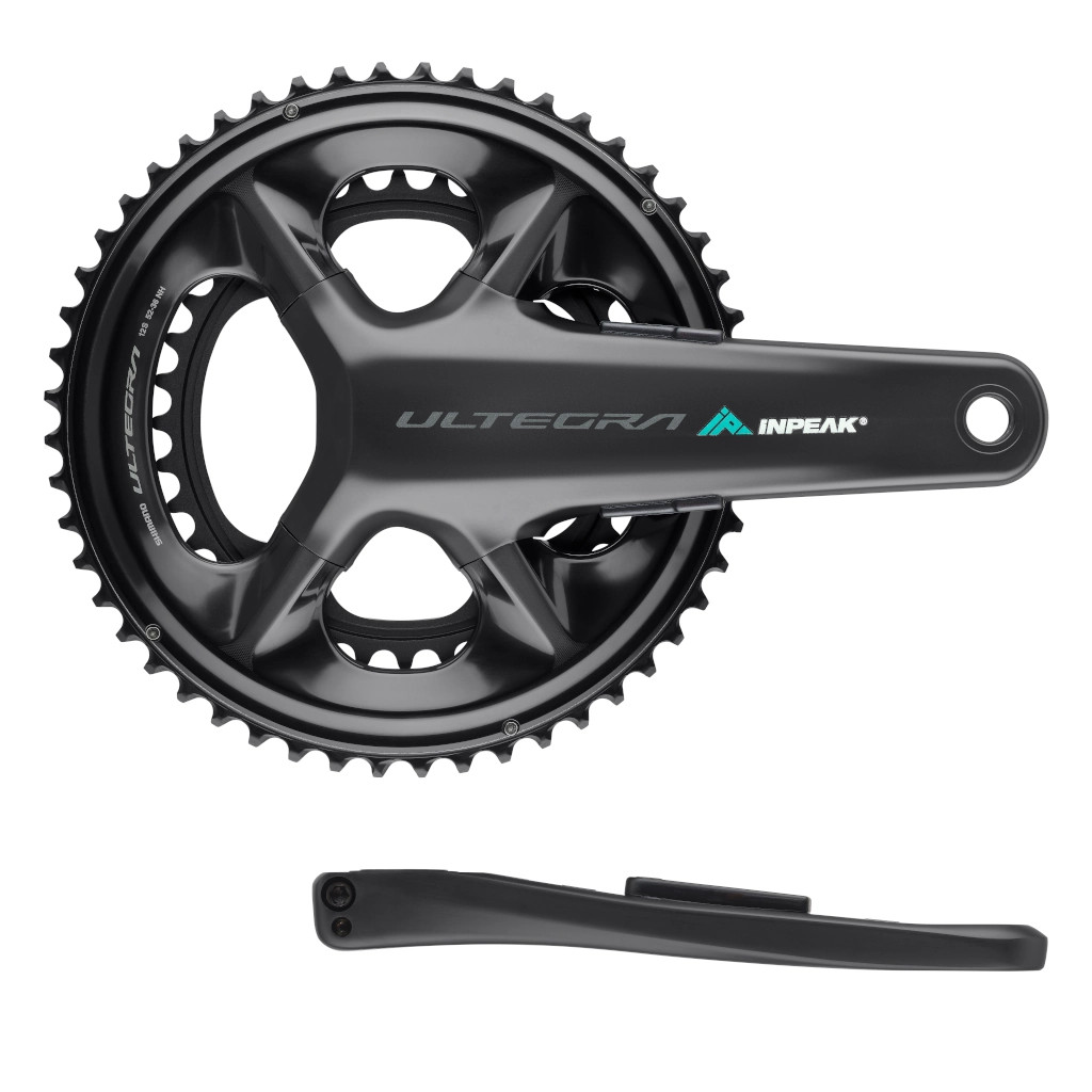 Produktbild von INPEAK Powercrank-E TWiN2 Powermeter Kurbelgarnitur - Shimano Ultegra FC-R8100 - 50/34