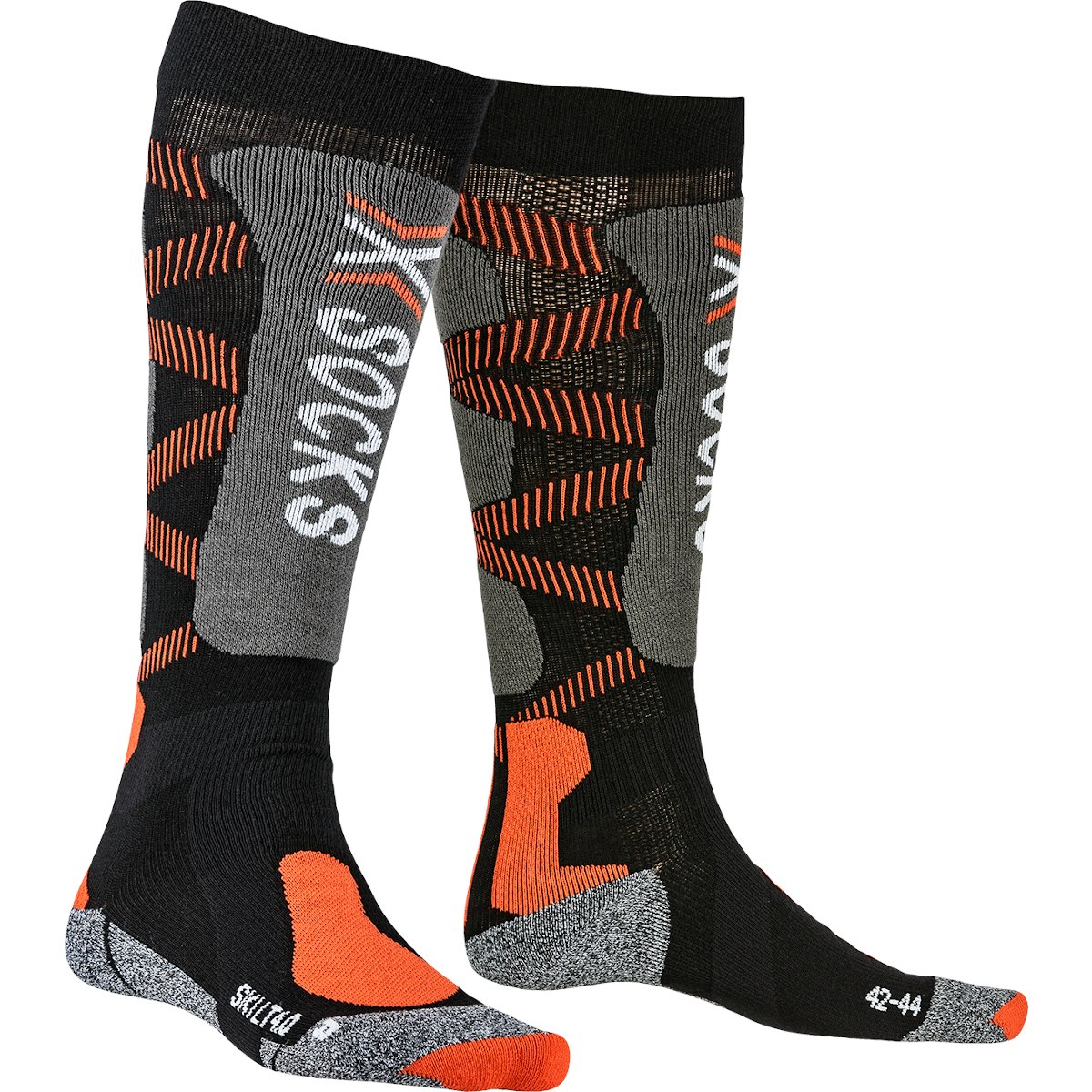 Image of X-Socks Ski Light 4.0 Socks - black/x-orange