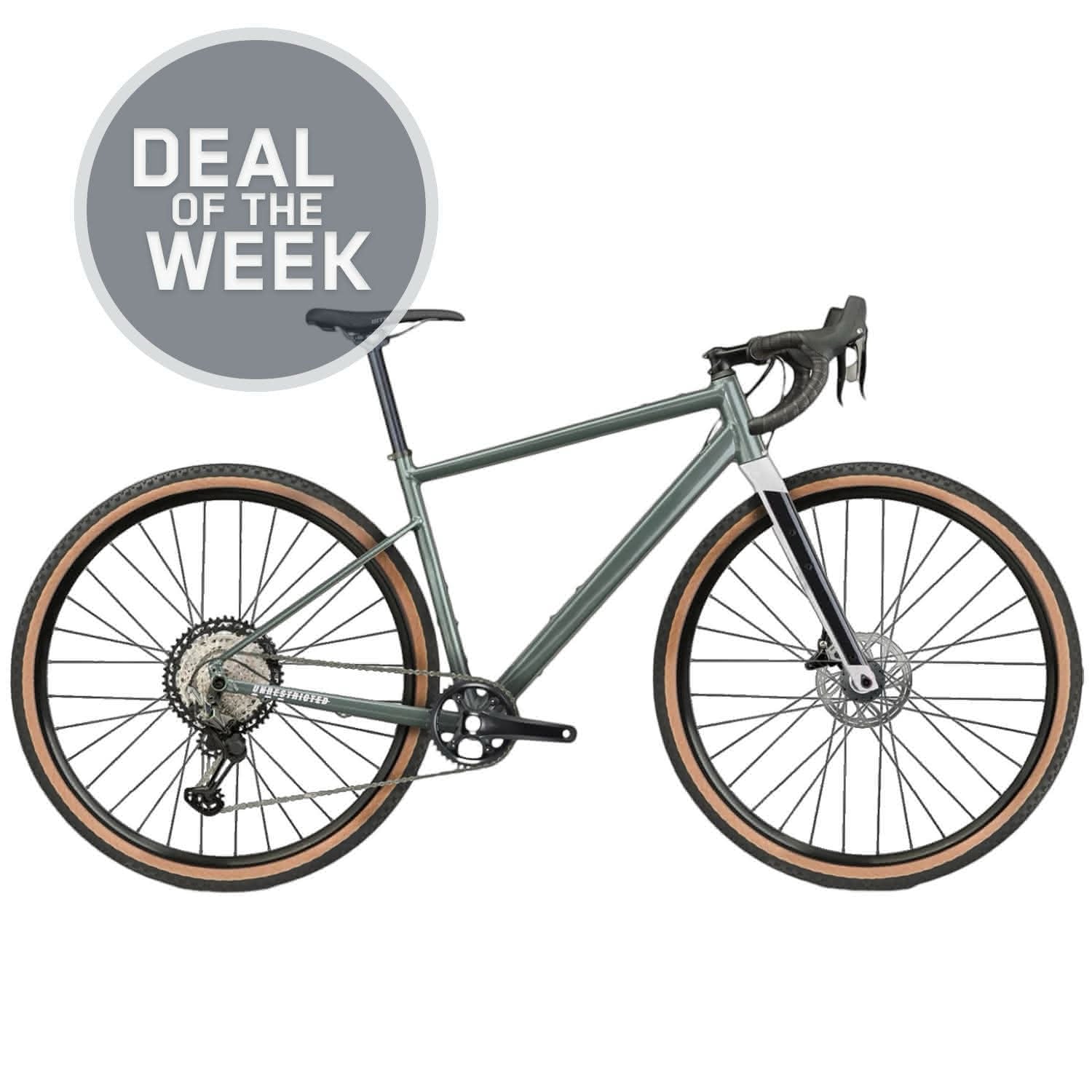 Produktbild von BMC URS AL ONE - Gravel Bike - metallic grey green / white