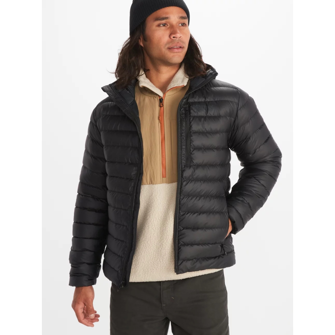 Men's highlander down best sale hoody