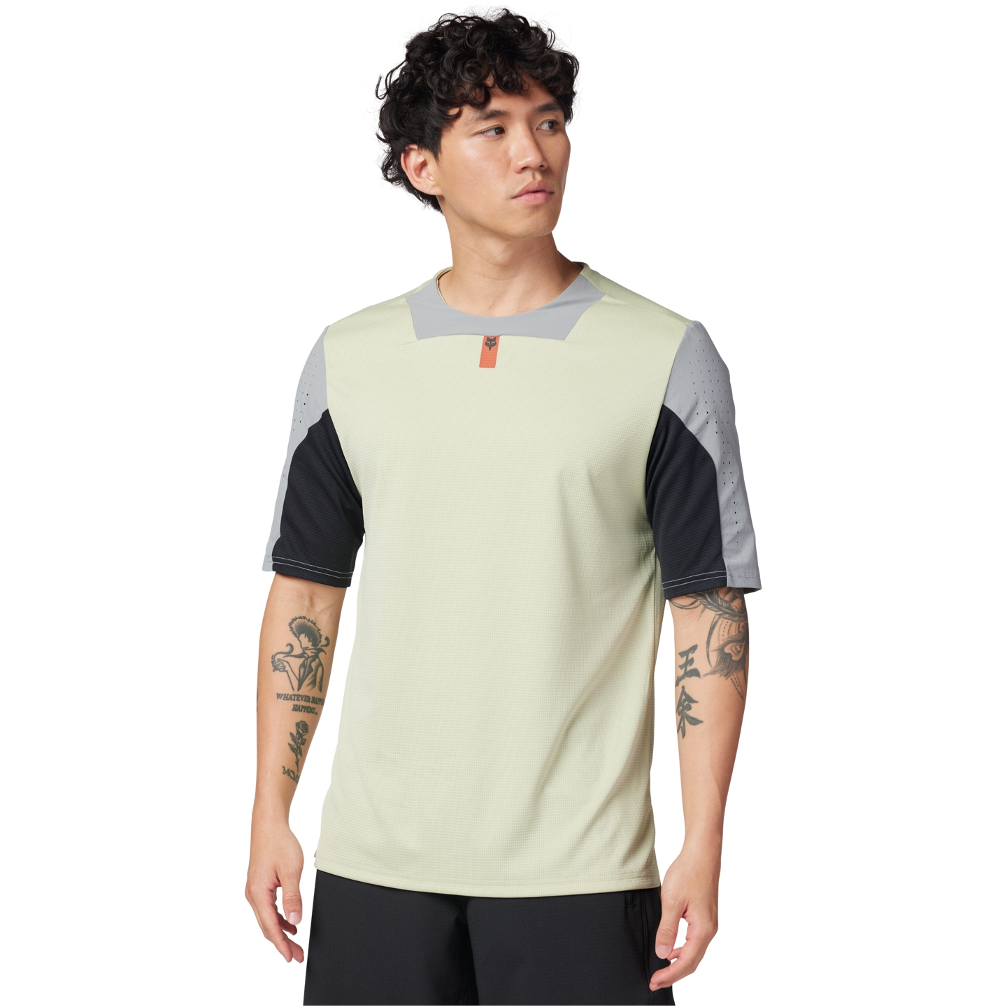 Fox Defend Mtb Short Sleeve Jersey Men Cactus Bike