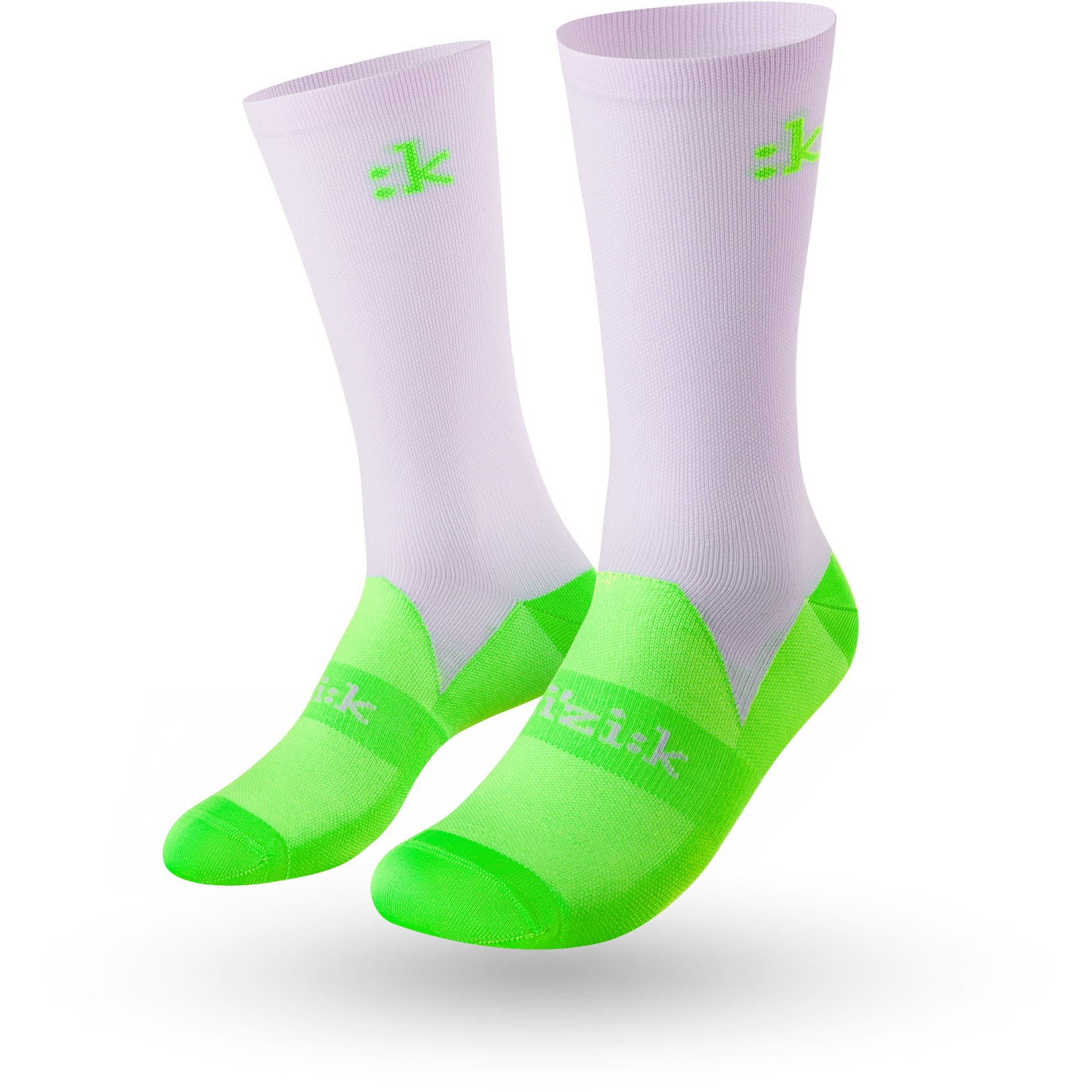 Produktbild von Fizik Performance Rennradsocken - lilac/neon green
