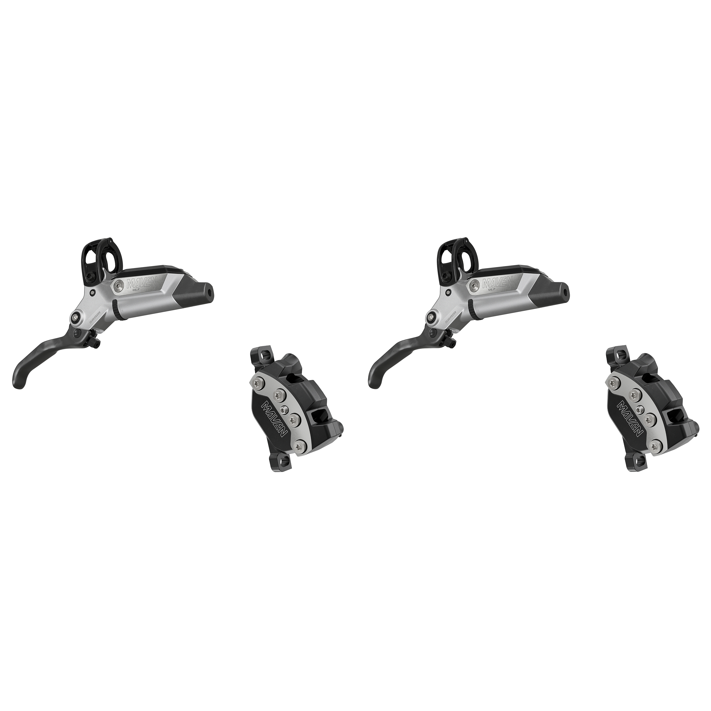 SRAM Maven Disc Brake Set - Ultimate | 4-Piston | B1 - Clear