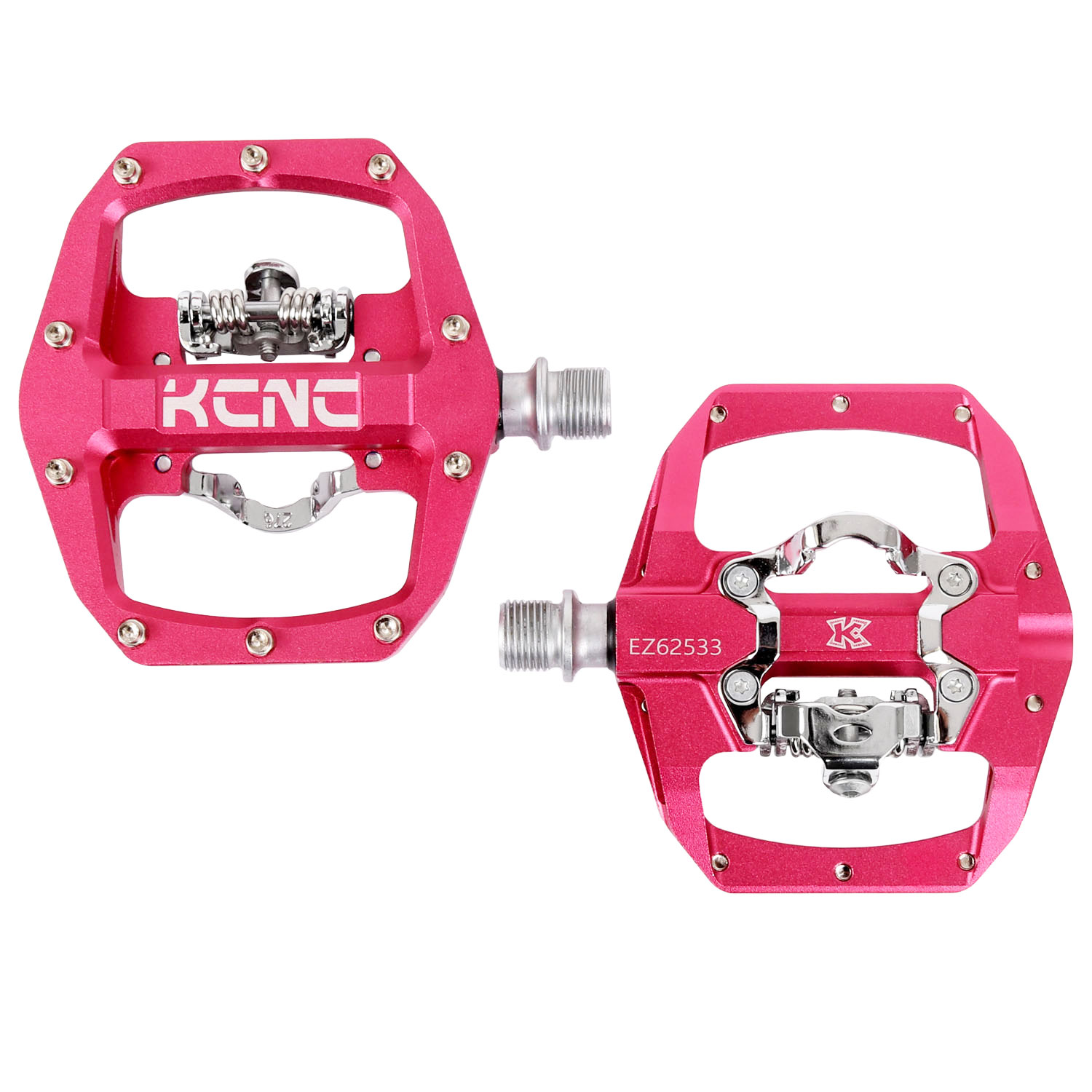 Image of KCNC FR TRAP Clipless Pedal with Steel Axle - pink