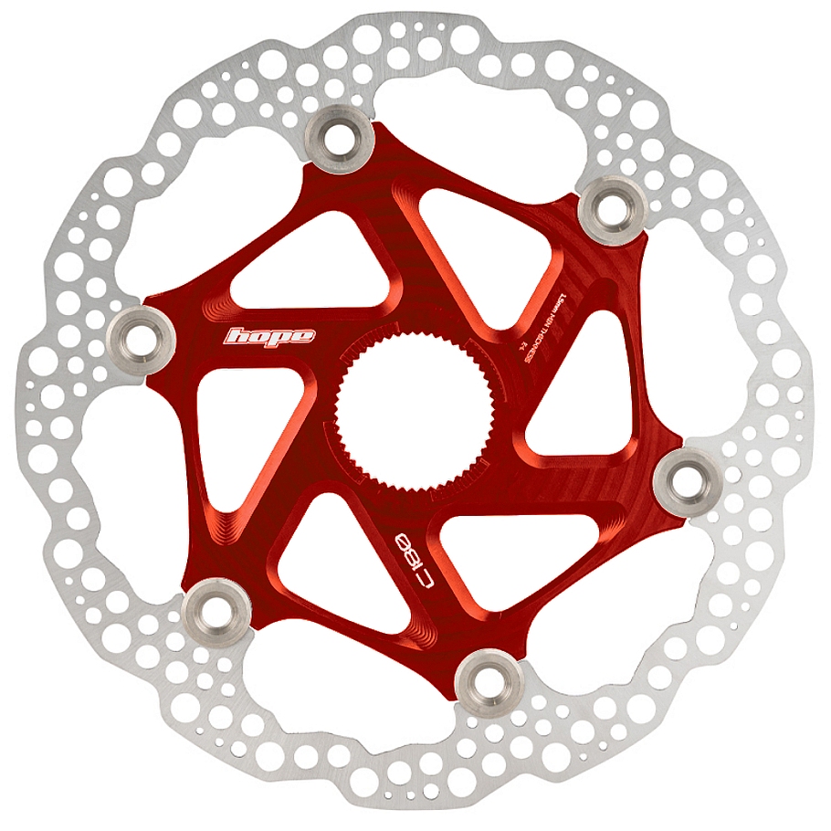 Picture of Hope MTB Floating Rotor - Centerlock - red