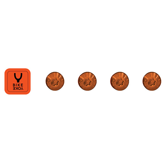 Produktbild von BikeYoke Sagma 3D Color Kit - Ersatz-Schrauben - orange
