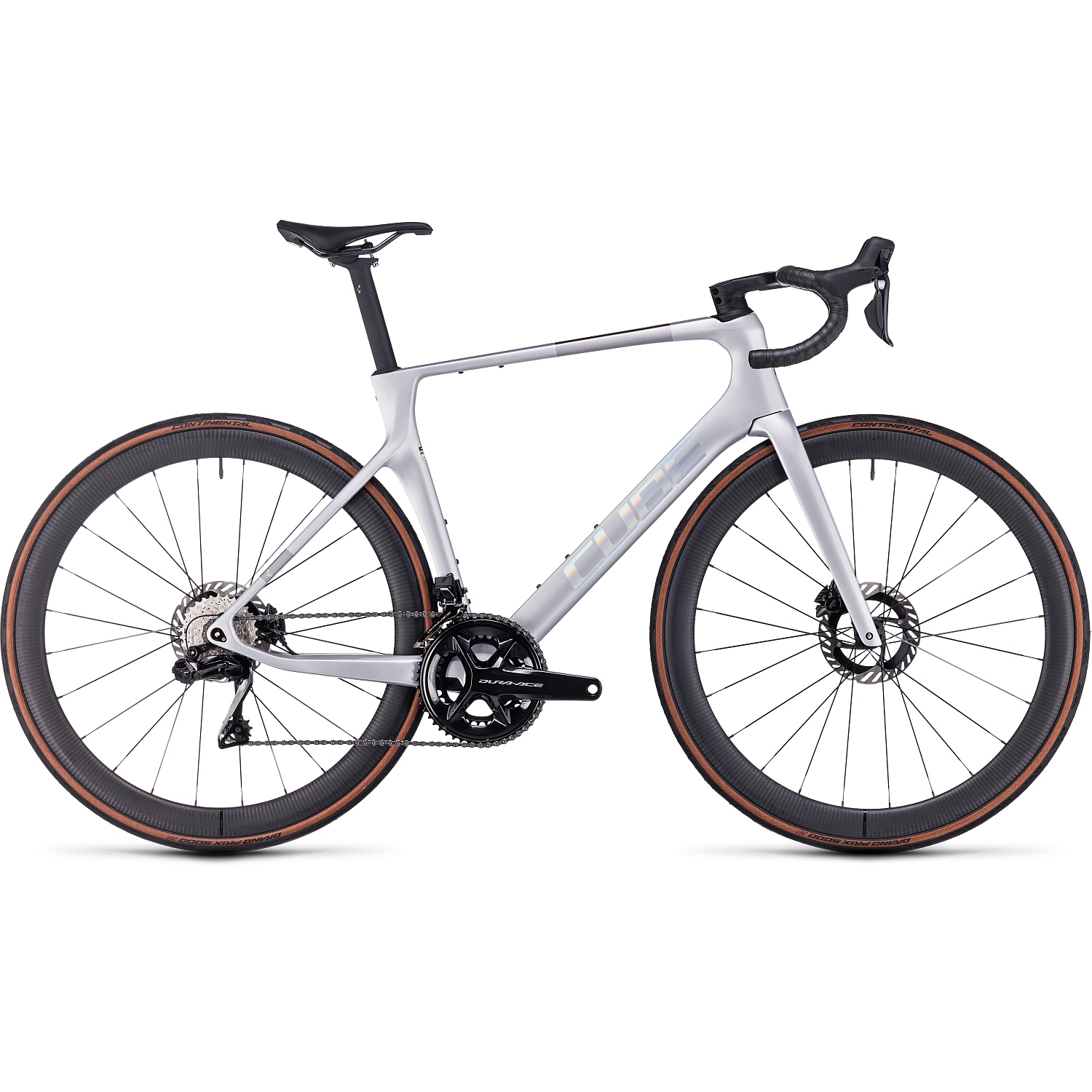Picture of CUBE AGREE C:62 SLT - Carbon Roadbike - 2024 - silver / black