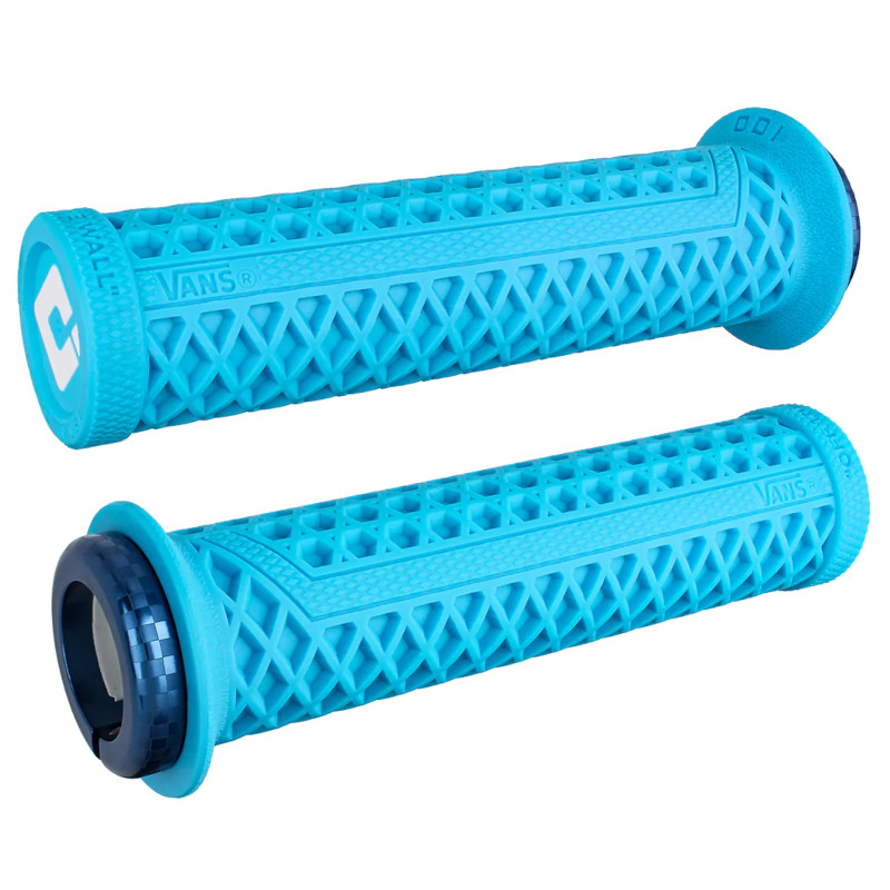 Immagine di ODI Manopole di Manubrio - Vans - BMX | Lock-On V2.1 | 135mm - azzurro