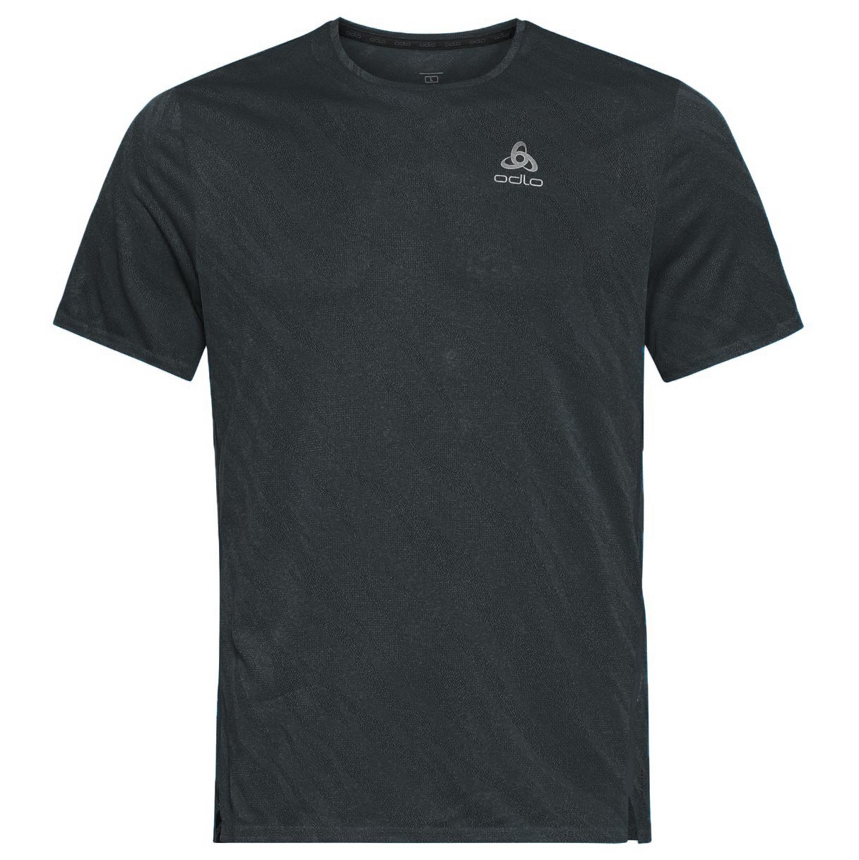 Picture of Odlo Zeroweight Engineered Chill-Tec Running T-Shirt Men 313732 - black melange
