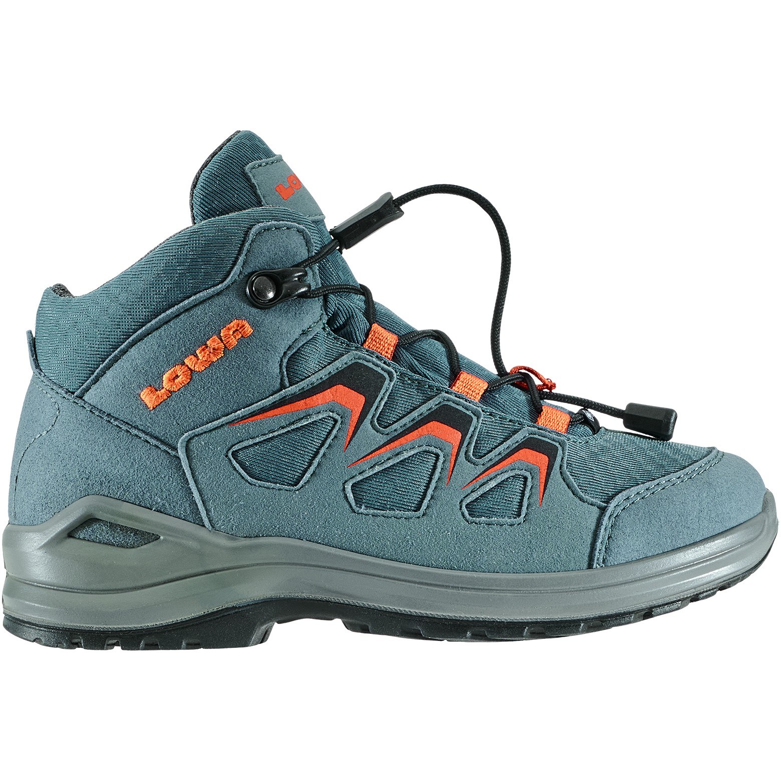Photo produit de LOWA Chaussures Enfant - Innox Evo GTX QC Junior - dark petrol/flame (Pointure 36-40)