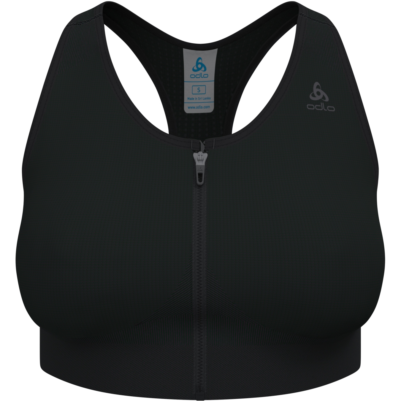 Immagine prodotto da Odlo Reggiseno da Sport Donna - Seamless Zip High Support - nero