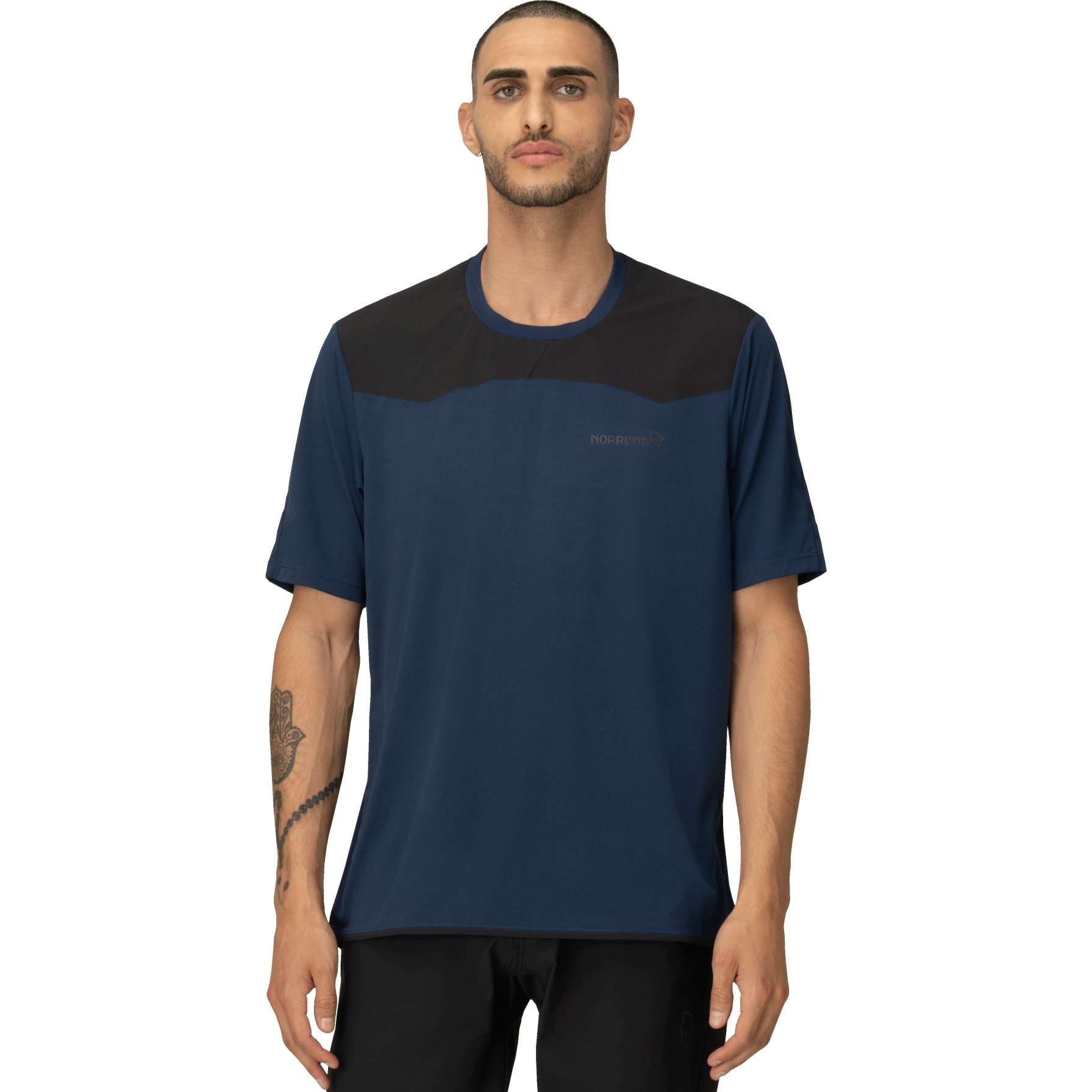 Picture of Norrona skibotn equaliser tech T-Shirt Men - Indigo Night