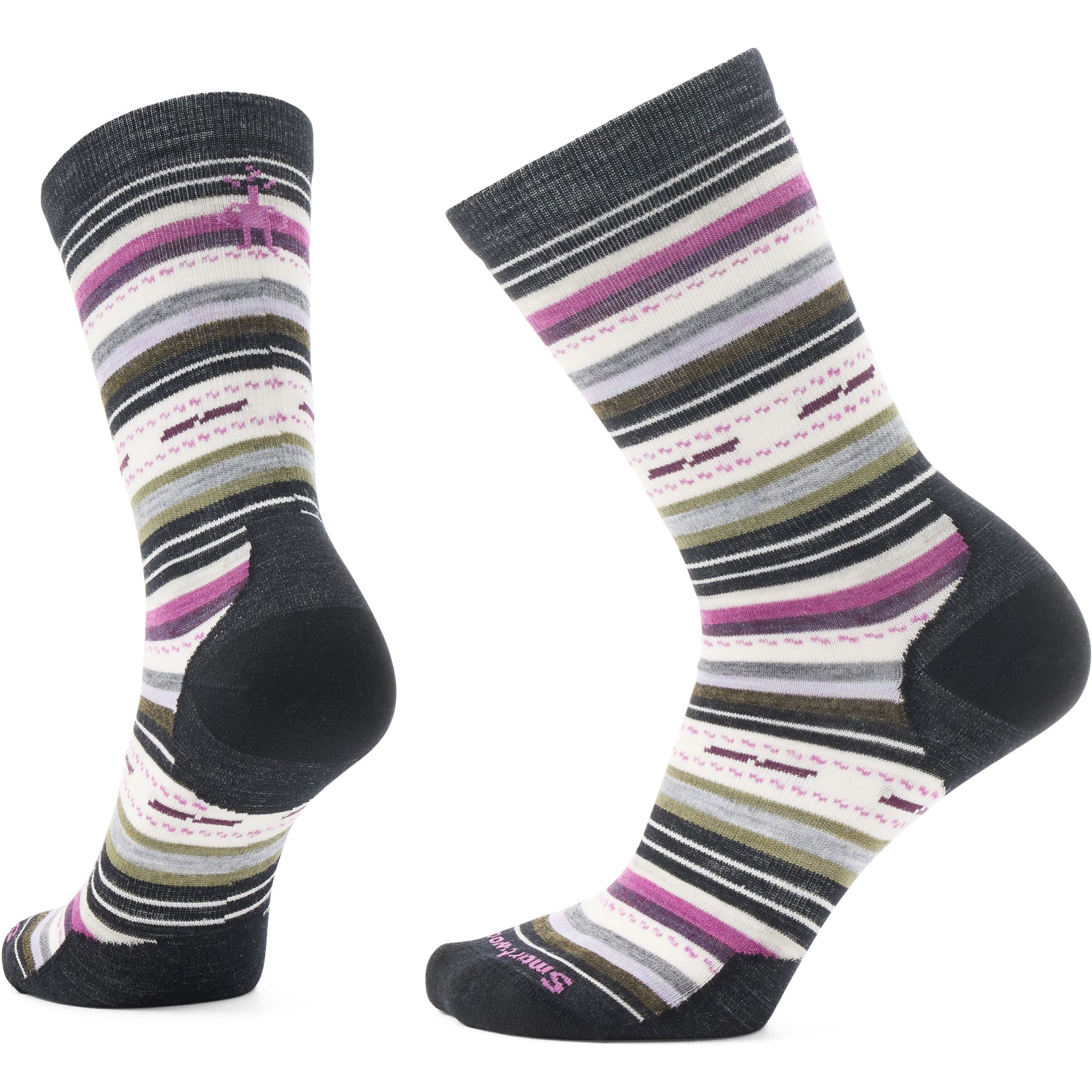 Picture of SmartWool Everyday Margarita Crew Socks - 122 white
