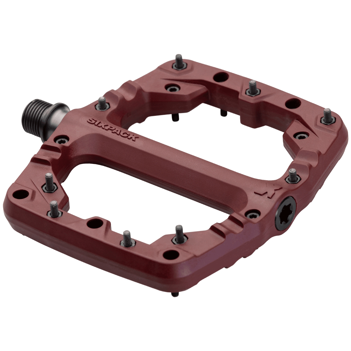 Picture of Sixpack Kamikaze PA Flat Pedals - red velvet
