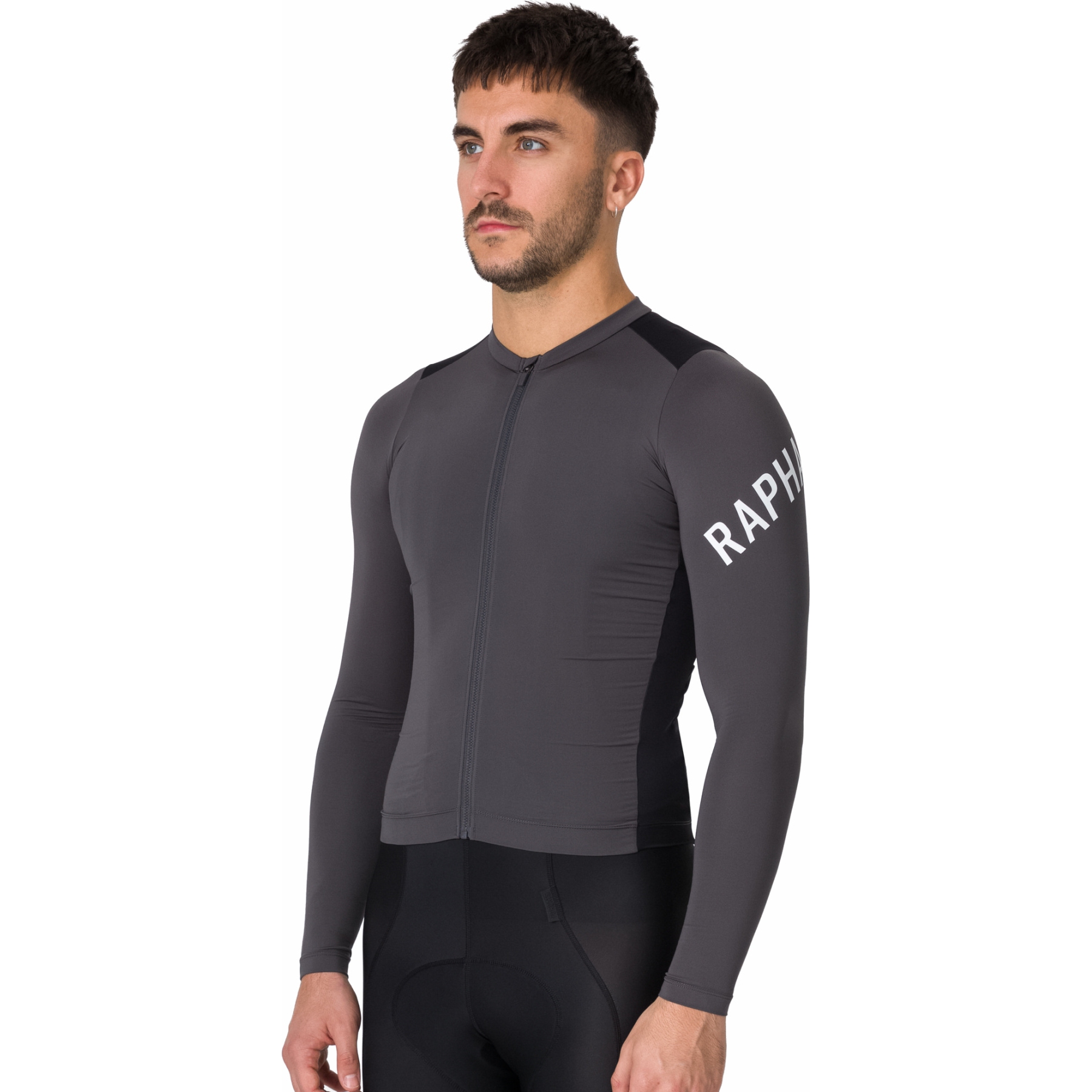 Rapha ProTeam long sleeve Jersey (S) 灰 Rapha Pro Team Long Sleeve Lightweight Jersey Grey Men Rapha