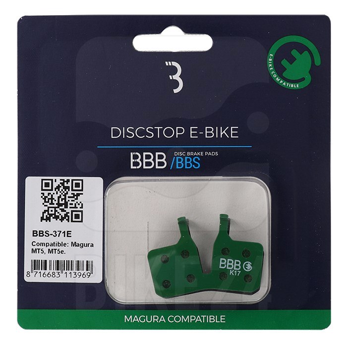Produktbild von BBB Cycling DiscStop BBS-371E E-Bike Bremsbeläge für Magura MT5