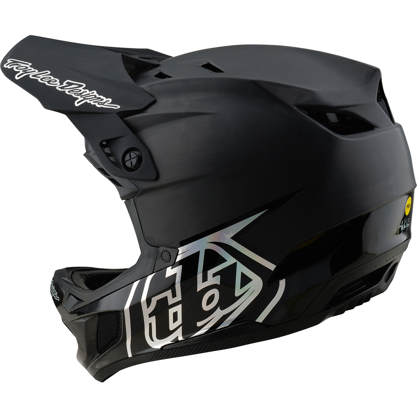 Troy Lee Designs D4 Carbon MIPS Helmet - Stealth Black | BIKE24