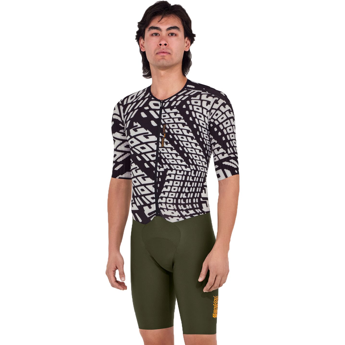 Photo produit de Santini Combinaison Vélo Homme - Madss V3 Aerosuit 5S851YC3MADSSV3 - military green VM