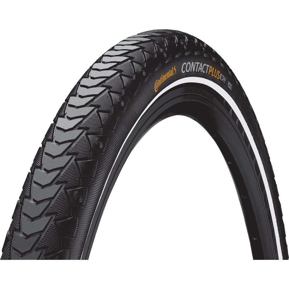 Picture of Continental Contact Plus E-Bike Wire Bead Tire ECE-R75 - 28&quot; (622) - Black Reflex