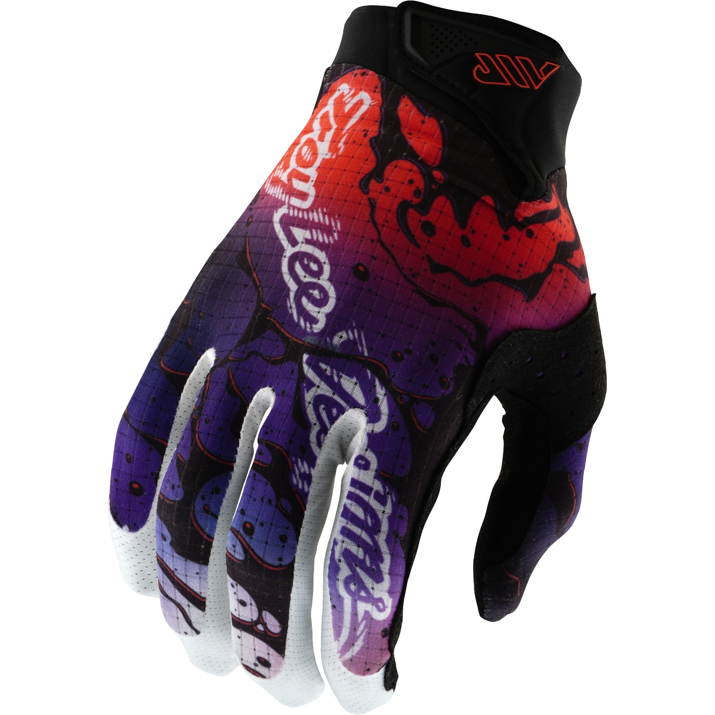 Troy Lee Designs Air Gloves - Drip Black/Purple | BIKE24