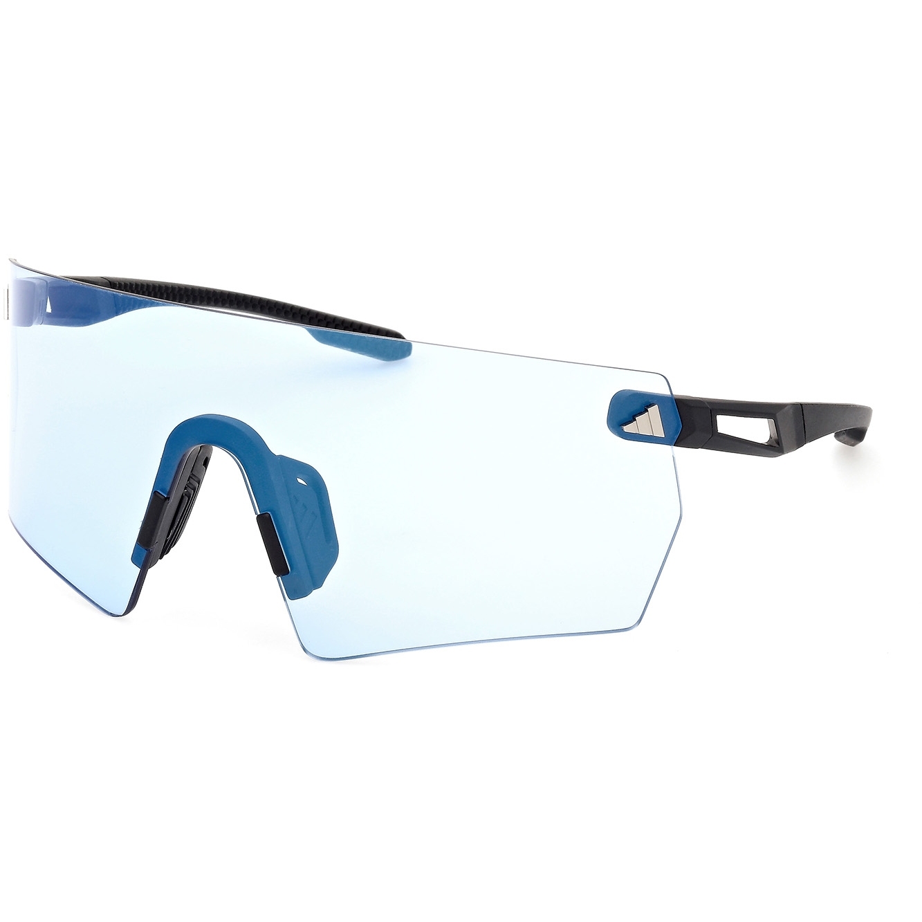 Picture of adidas SP0098 Sport Sunglasses - Matte Black / Mirror Blue